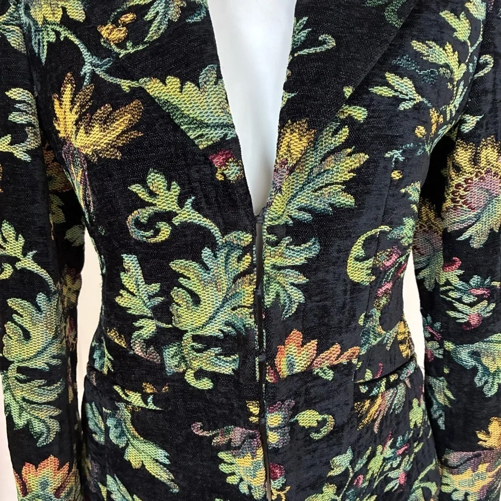 H&M Floral Tapestry Floral Women's Jacket- Sz 8